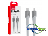 Cablu incarcator usb c - tip c 200 cm 60w 04292 amio